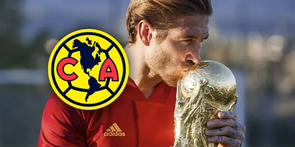 Sergio Ramos festejando con España la Copa del Mundo (Fuente: Goal)