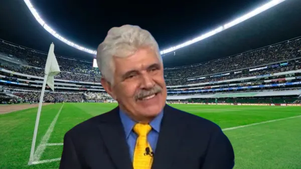 Tuca Ferretti en el Estadio Azteca