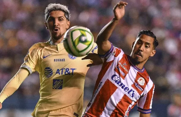 XI inicial del América vs San Luis.