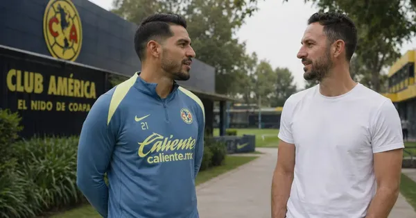Layún y Henry sostuvieron una plática en el nido de Coapa hace un par de semanas.