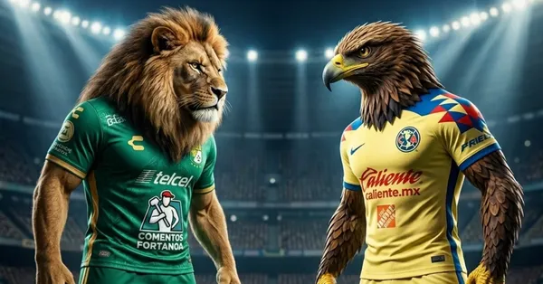 América visita a León.