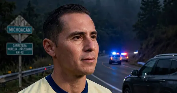 Aguilar sufrió un accidente en su auto.