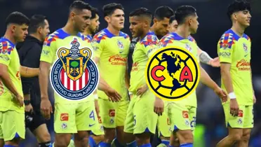 Club América durante su derrota en el Estadio Azteca / Foto: IMAGO7