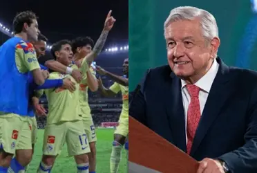 El presidente de México sorprende y habla sobre el campeonato del América.