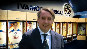 Emilio Azcárraga, dueño del Club América en el vestidor 