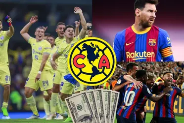 La millonada que recibirá el América para que Barcelona junte a Messi con Guido